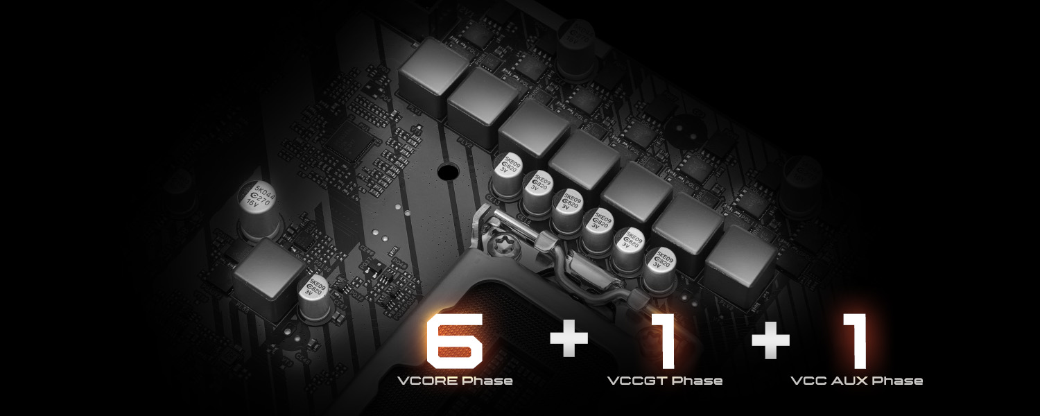 6+1+1 Power Phase Design